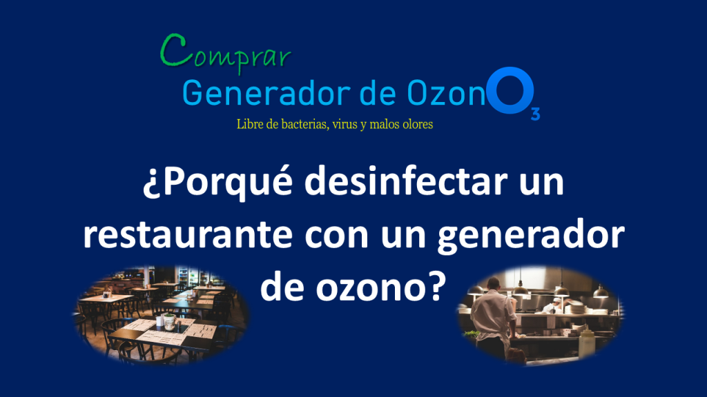 generador de ozono para restaurantes